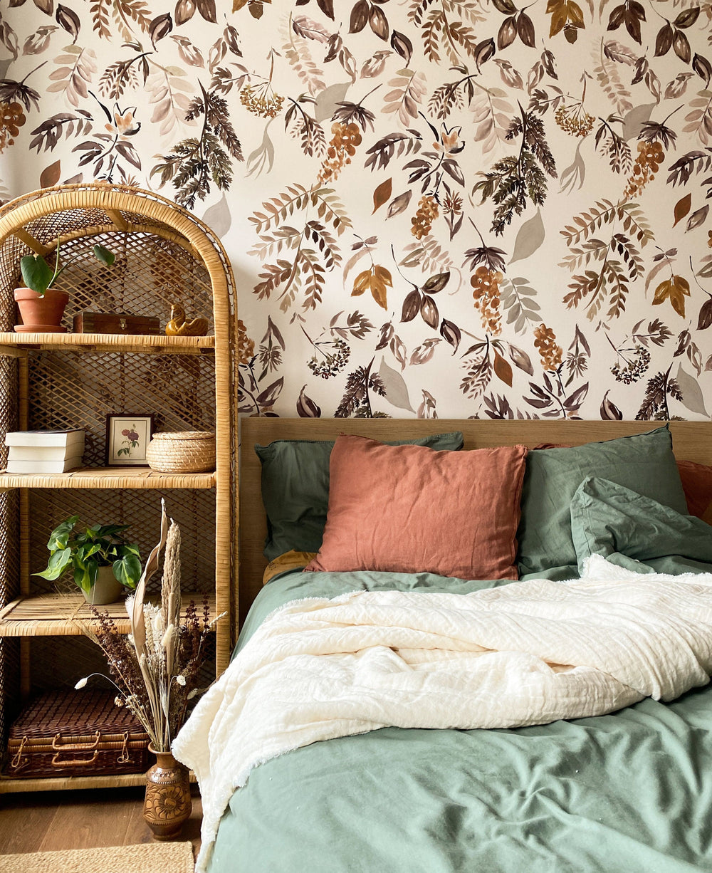 RB278 Behang Garland ocre - roomblush