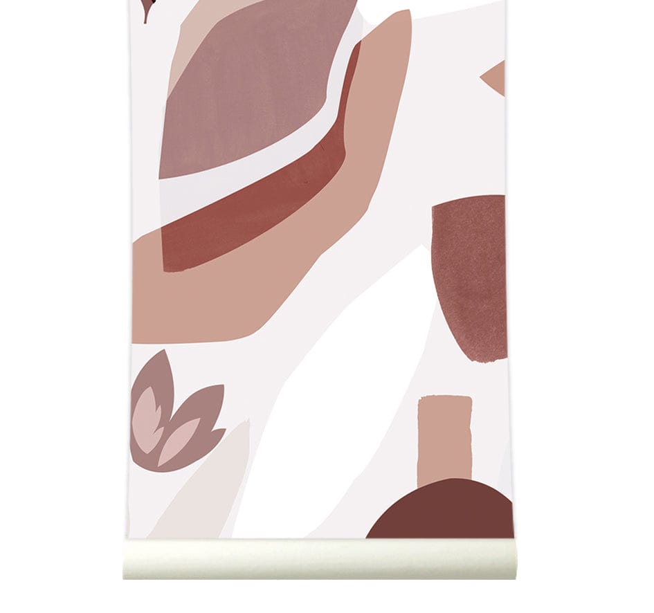 RB282 swatch-rood  Roomblush Pieces wallpaper, papier peint, behang, tapete