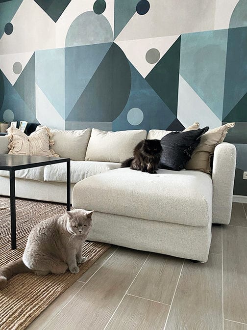 RB301 Behang Shapes blue – roomblush