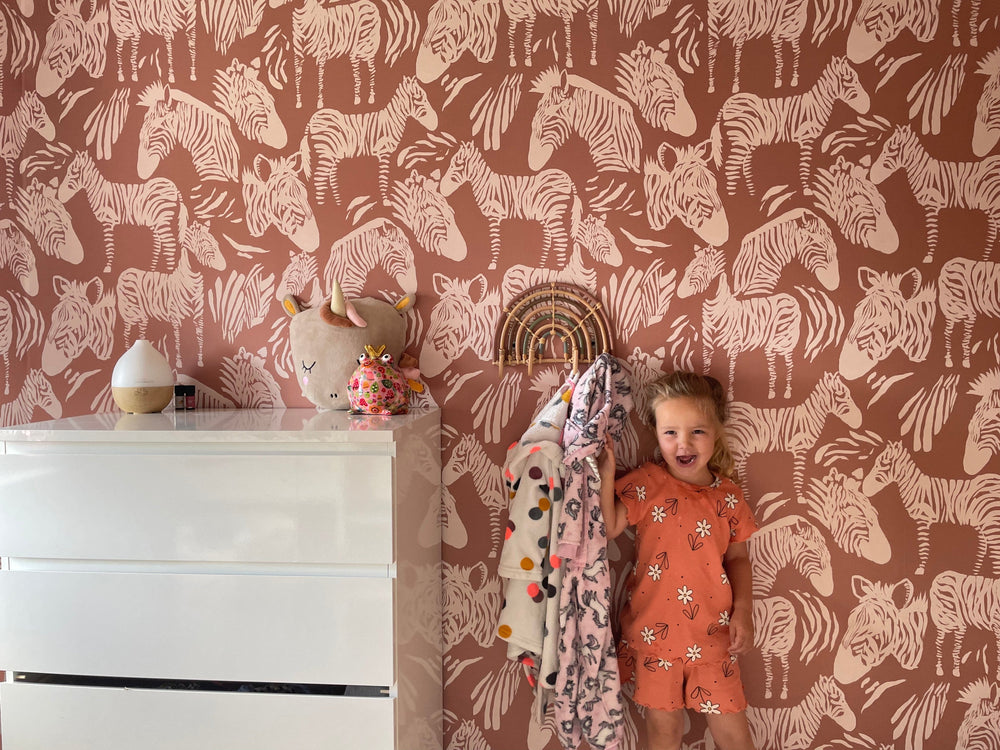 RB330 Behang Zebra Pink - roomblush
