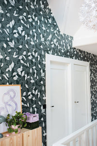 RB336 Behang Twirl Groen - roomblush
