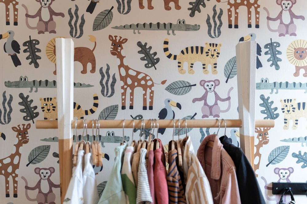 RB339 Behang Zoo beige - roomblush