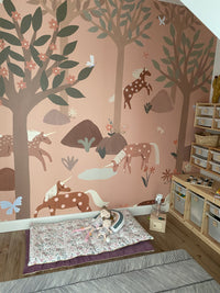 RB351 Roomblush Unicorn Wallpaper, Papier peint, Behang, Tapete