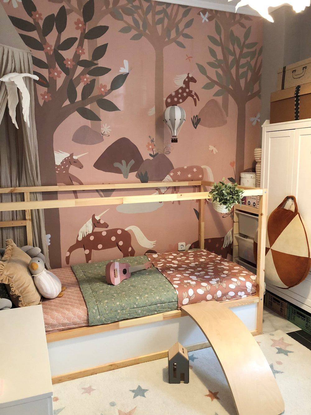 RB351 - Roomblush Unicorn Wallpaper, Papier peint, Behang, Tapete