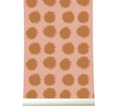 RB108 Behang Fluff copperblush - roomblush