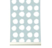 RB110 Behang Fluff softblue - roomblush