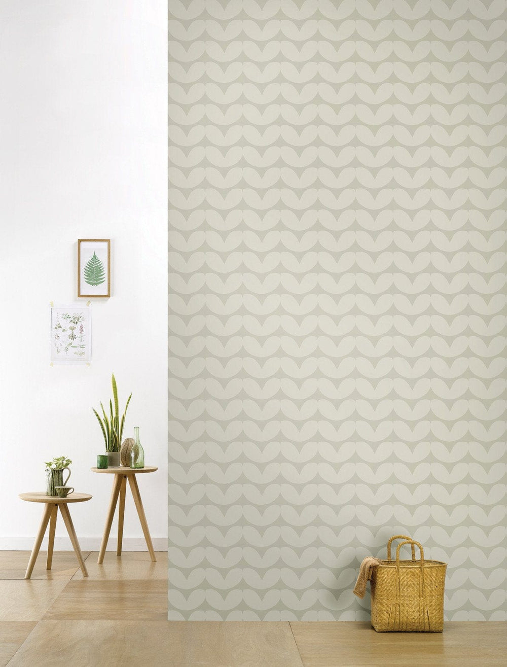 RB123 Behang Hearts kaki - roomblush